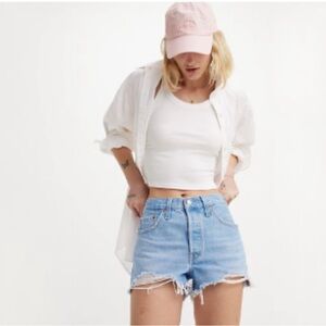 Levi’s Premium Original 501 Denim Shorts